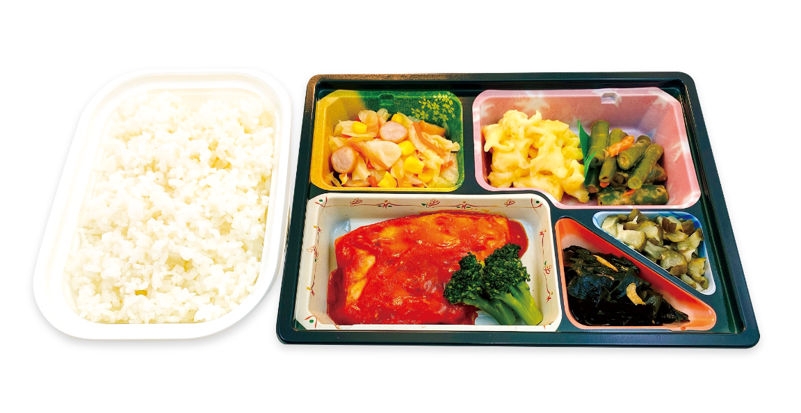 静岡県焼津産メカジキのトマト煮弁当